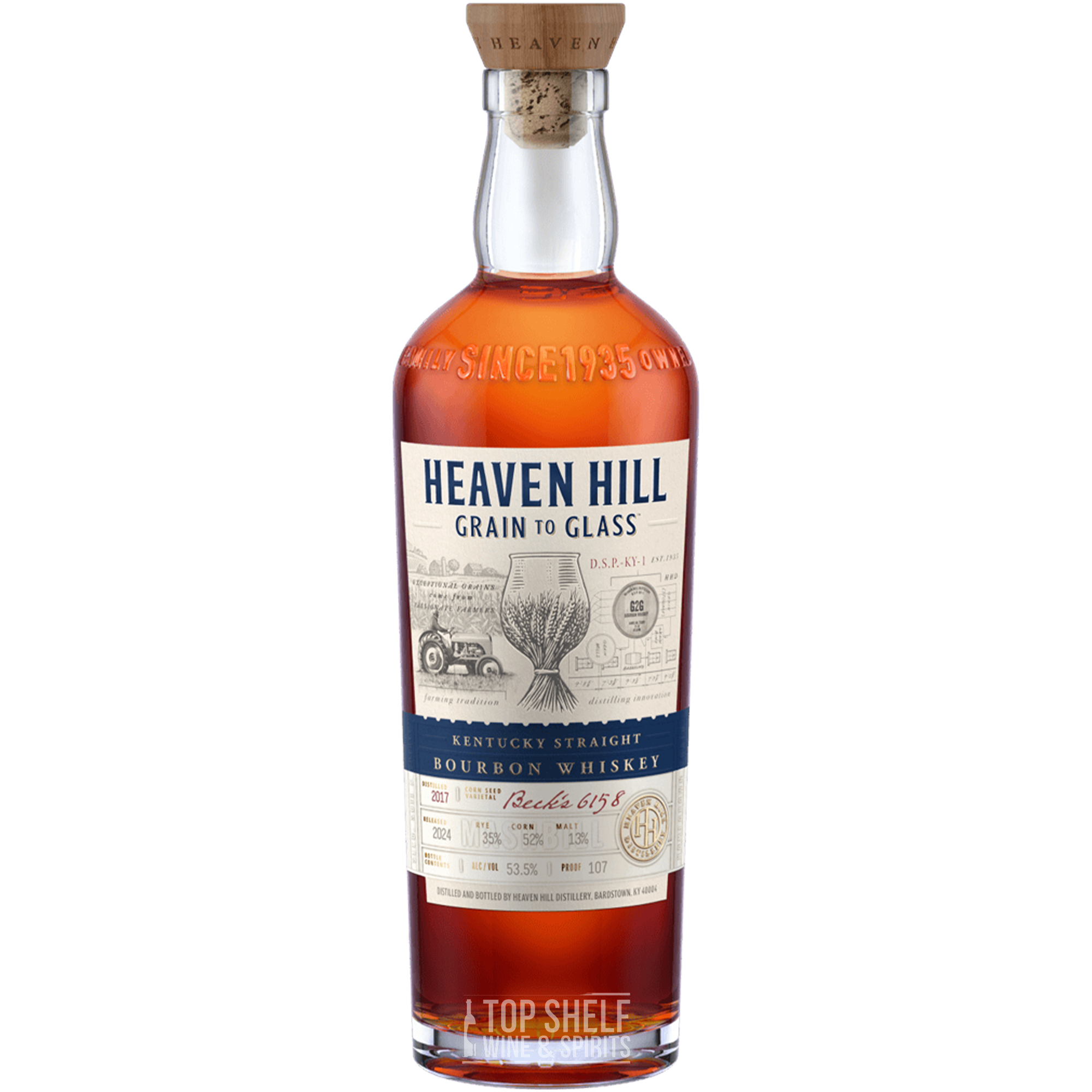 Heaven Hill Grain to Glass Kentucky Straight Bourbon Whiskey