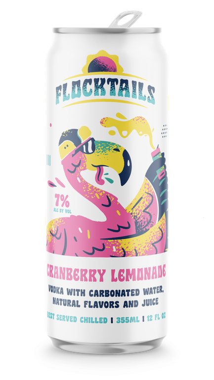 Flocktails Cranberry Lemonade Canned Cocktail (4-Pack)