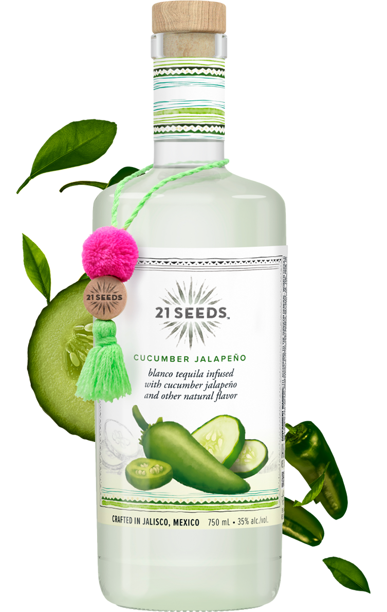 21 Seeds Cucumber Jalapeno Infused Tequila