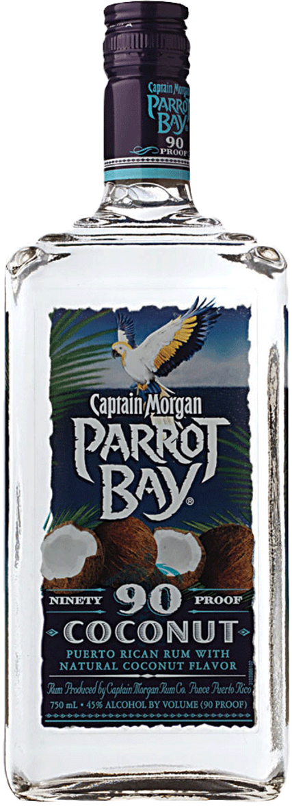 Captain Morgan Parrot Bay Coconut Rum 90 Proof