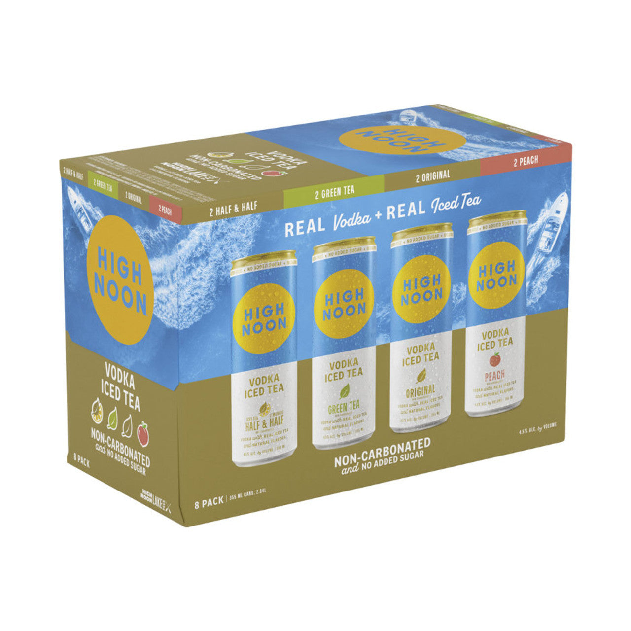 High Noon Hard Iced Tea "Lake Pack" Variety Pack (8-Pack)