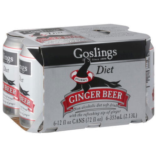 Goslings Stormy Ginger Beer Zero Sugar
