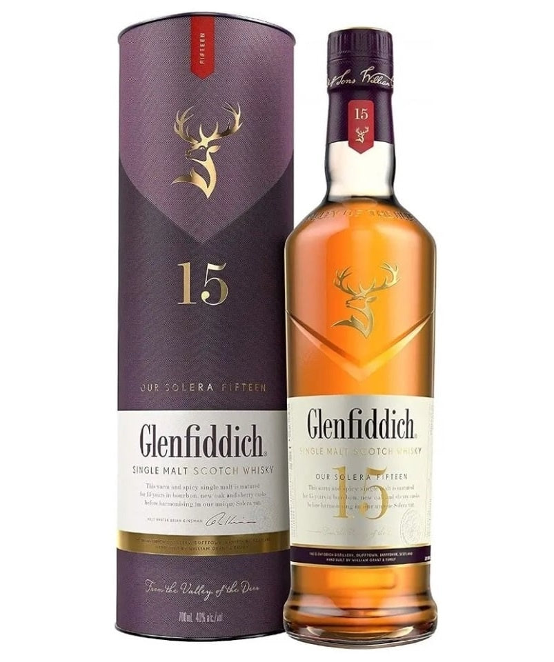 Glenfiddich 15 Year Old Solera Reserve Single Malt Scotch Whisky