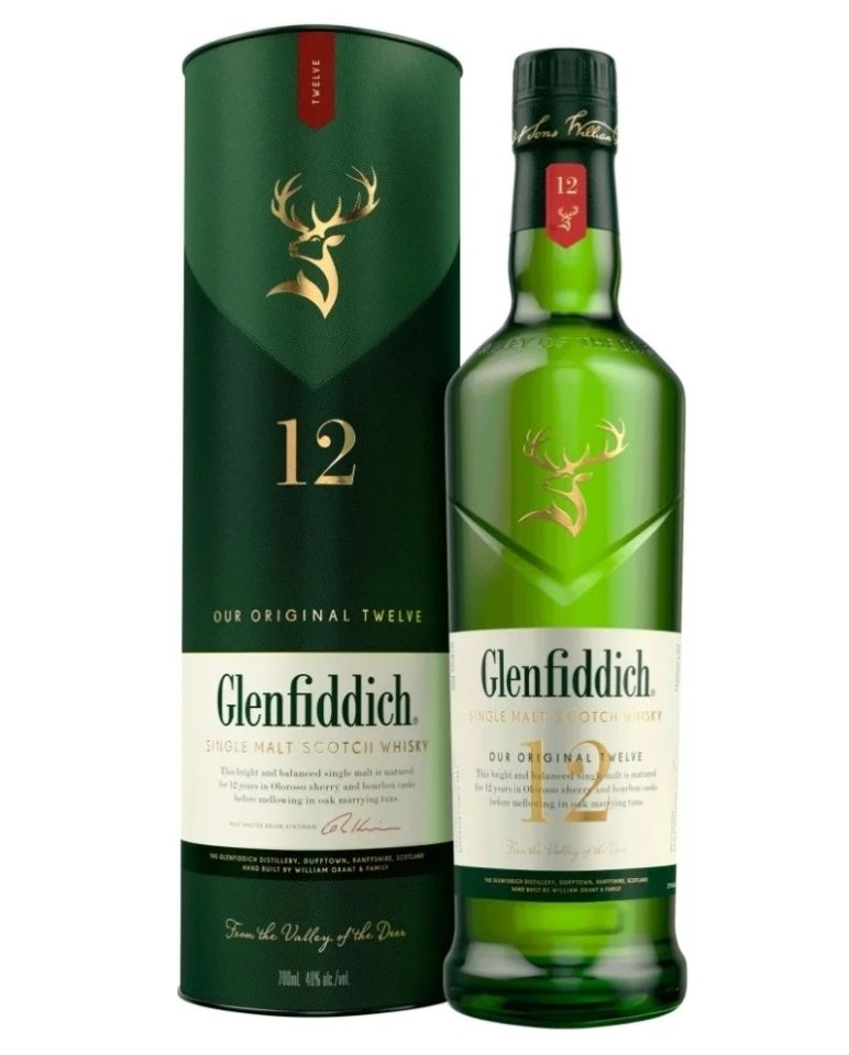 Glenfiddich 12 Year Old Single Malt Scotch Whisky