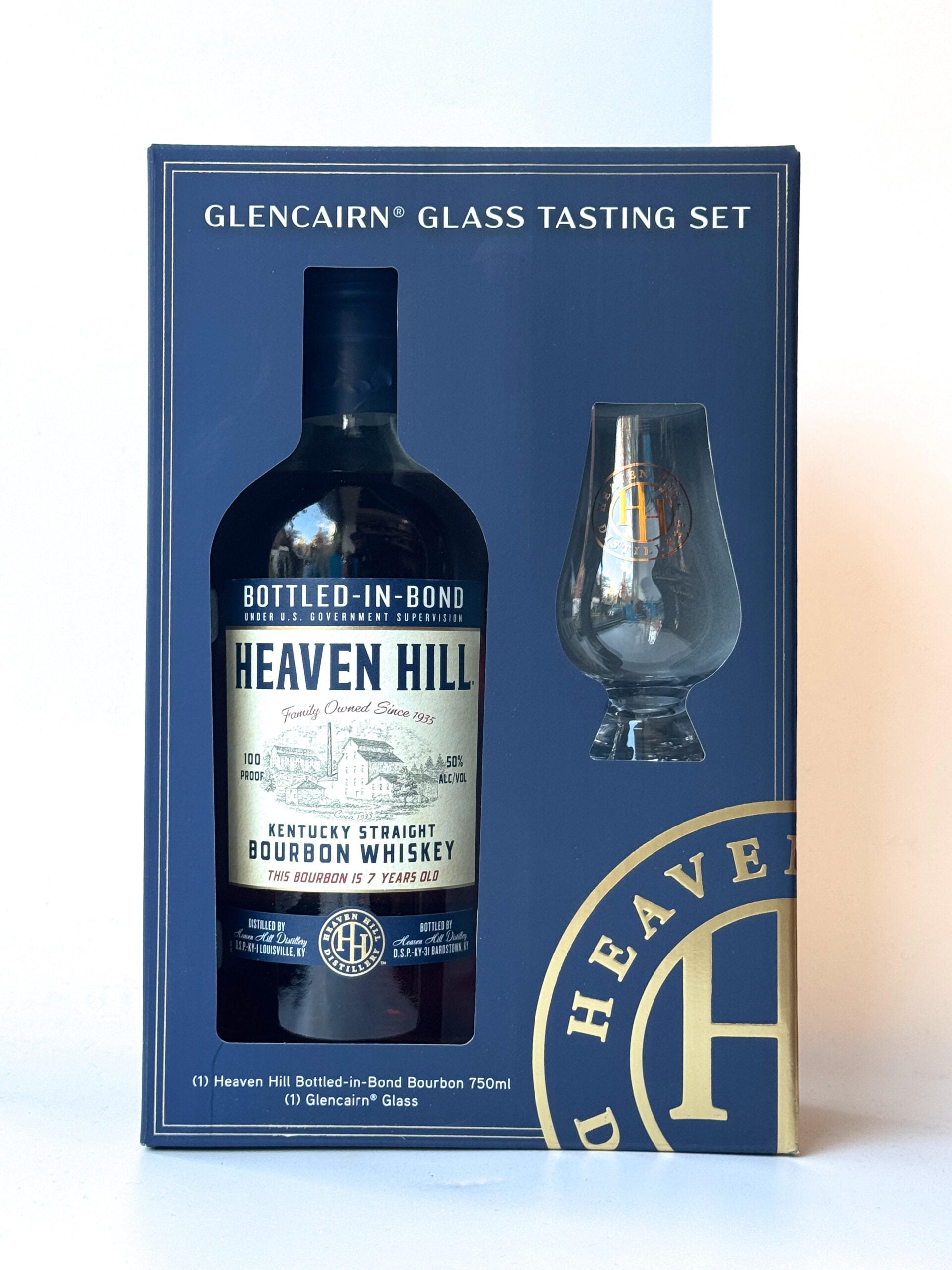 Heaven Hill 7 Year Old Bottled-in-Bond Bourbon Gift Set