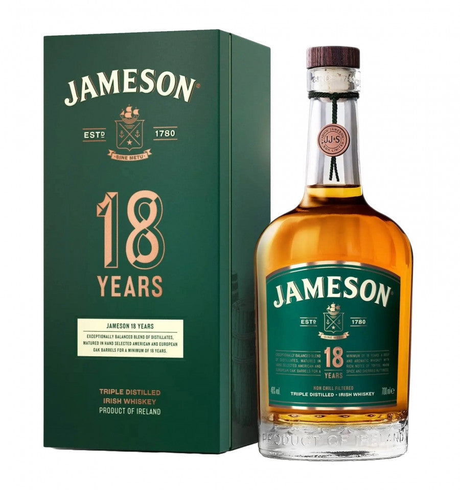 Jameson 18 Year Old Irish Whiskey