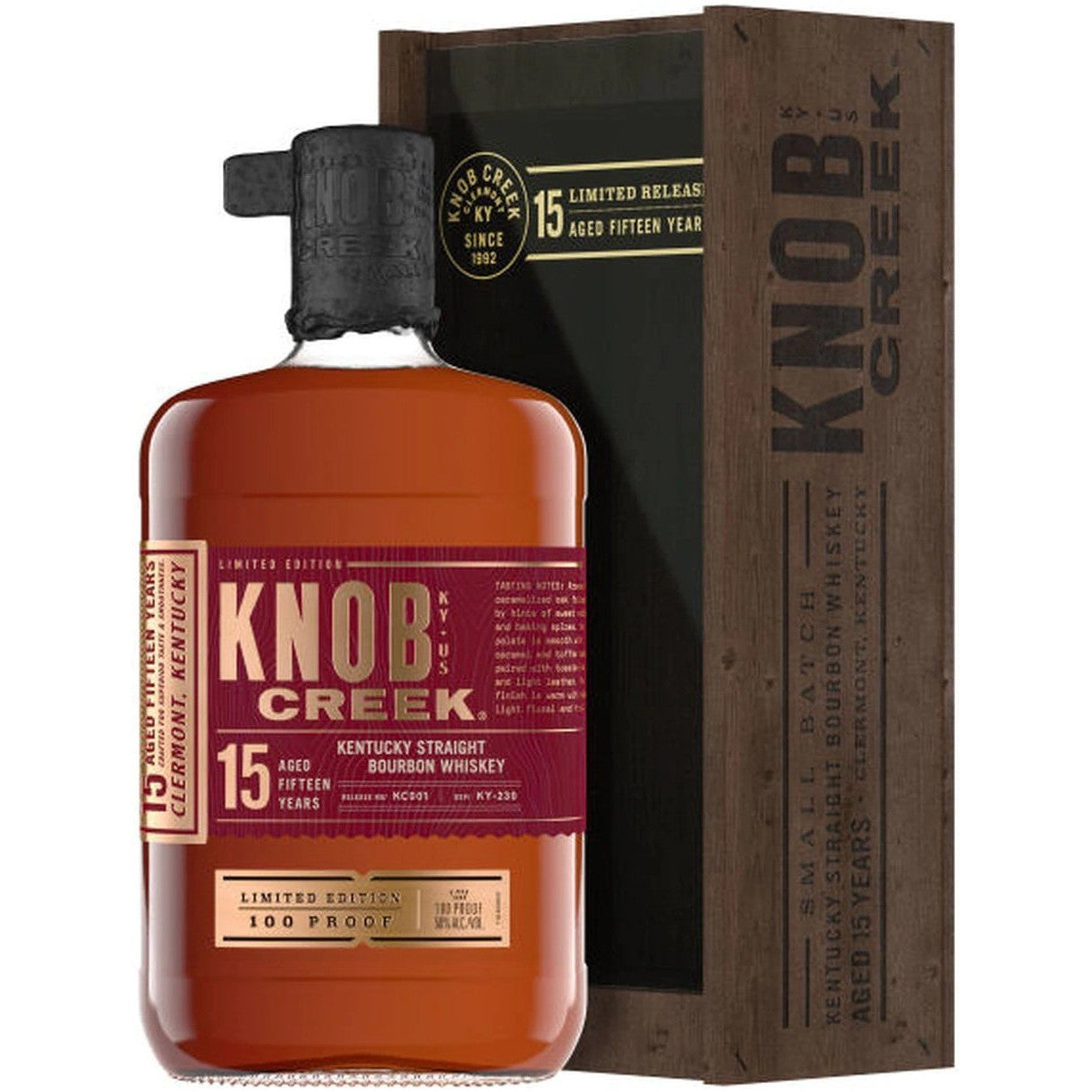 Knob Creek 15 Year Old Kentucky Straight Bourbon Whiskey