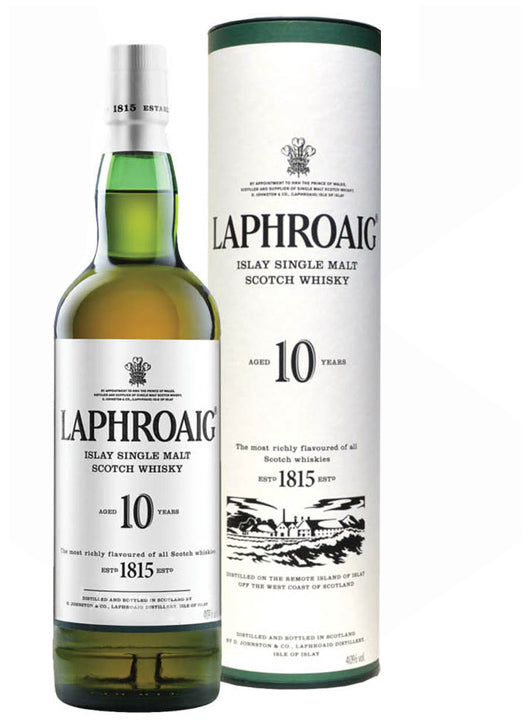 Laphroaig 10 Year Old Islay Single Malt Scotch Whisky