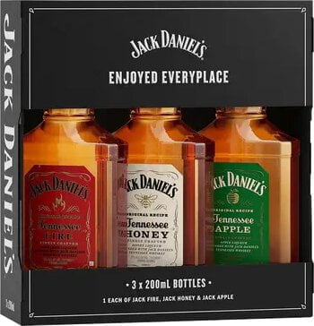 Jack Daniel's Tennessee Whiskey Flavor Mini Gift Set