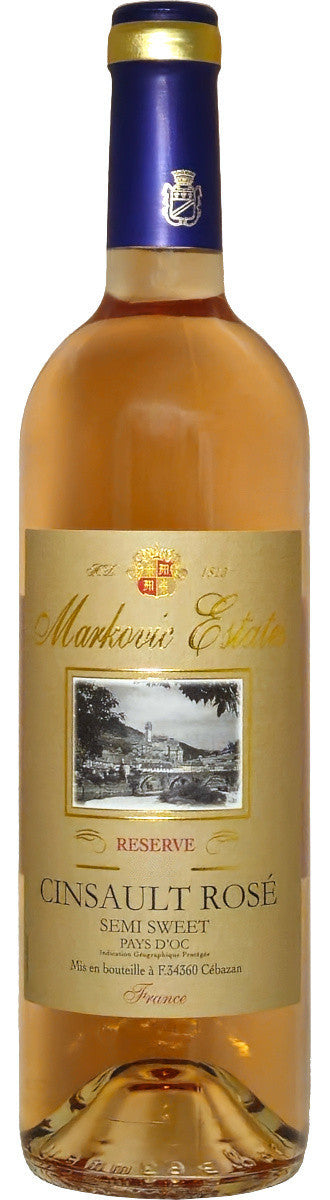 Markovic Estates Semi-Sweet Cinsault Rosé