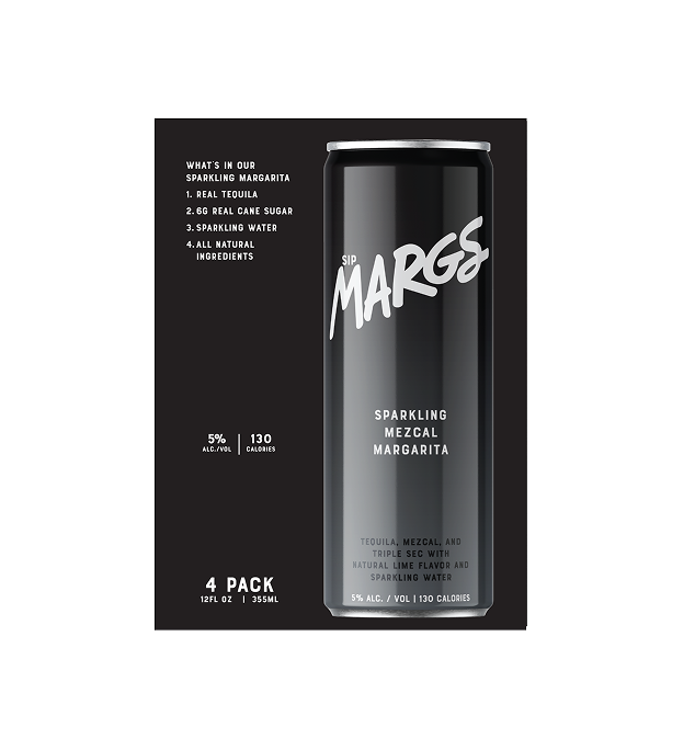 Sip MARGS Sparkling Mezcal Margarita (4-Pack)