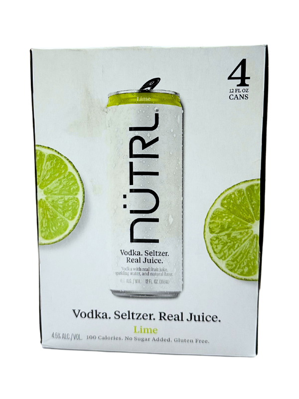 Nutrl Vodka Seltzer Lime 4-Pack