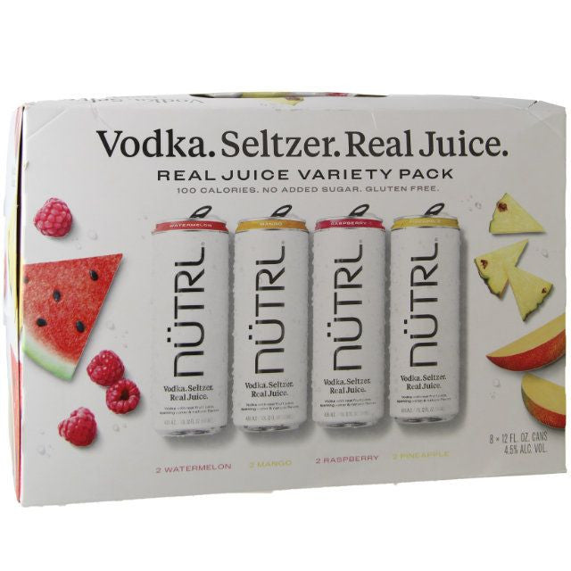 Nutrl Vodka Seltzer Variety Pack 8-Pack