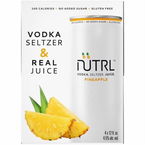 Nutrl Vodka Seltzer Pineapple 4-Pack