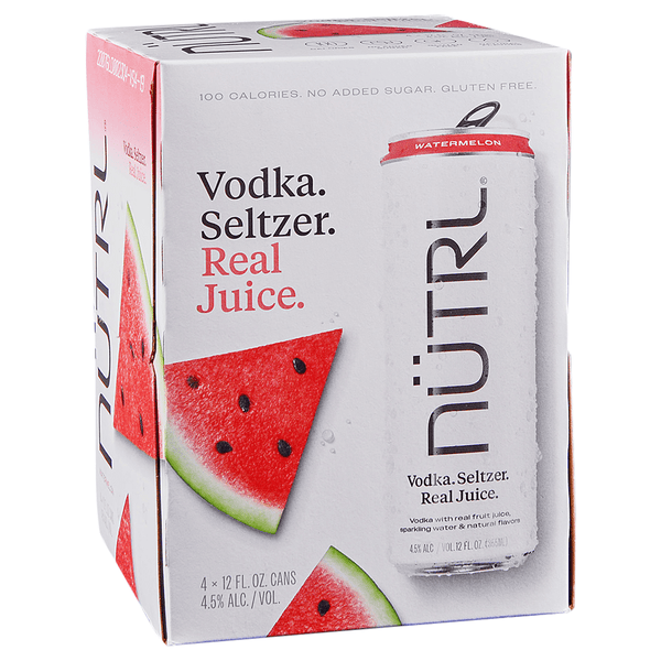 Nutrl Vodka Seltzer Watermelon 4-Pack