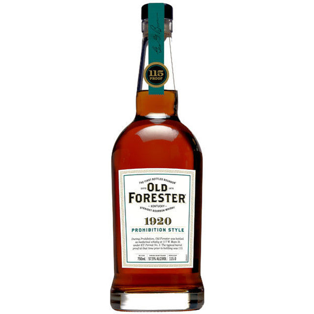Old Forester 1920 Prohibition Style Kentucky Straight Bourbon Whisky