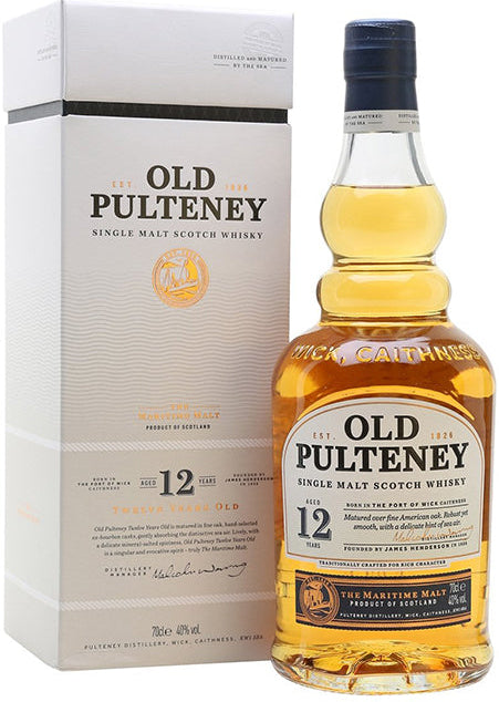 Old Pulteney 12 Year Old Single Malt Scotch Whisky