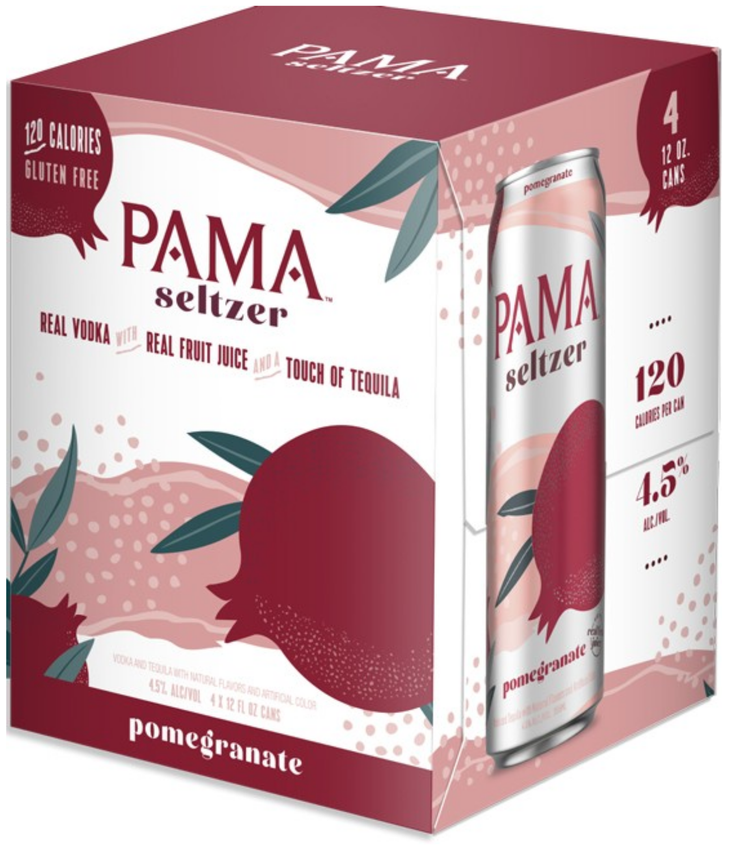 PAMA Hard Pomegranate Seltzer 4-Pack