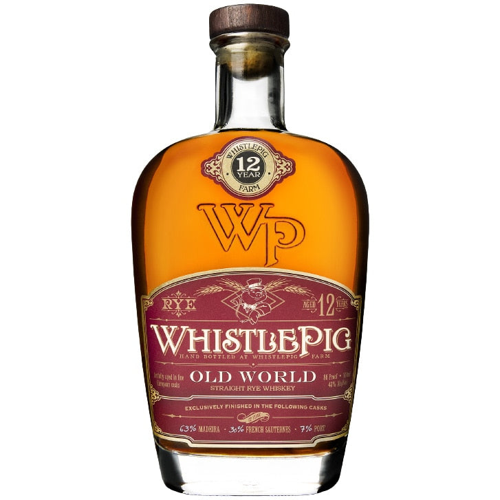 WhistlePig 12 Year Old Old World Cask Finish Rye