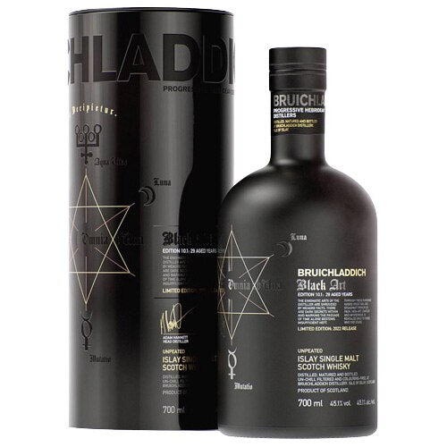 Bruichladdich Black Art 09.1 29 Year Old Unpeated Single Malt Scotch Whisky